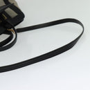 Chloe Alice Hand Bag Leather 2way Black Gold Auth am8896-9