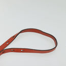 Chloe Etel Hand Bag Leather 2way Orange Gold Auth am8897-10