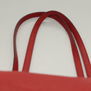 Chloe Dylan Tote Bag Leather Red Gold Auth am8898-9