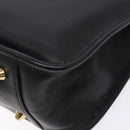 Coach Shoulder Bag Leather Black Gold Auth am8902-17