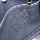 Coach Shoulder Bag Leather Black Gold Auth am8902-12