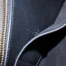 Coach Shoulder Bag Leather Black Gold Auth am8902-11