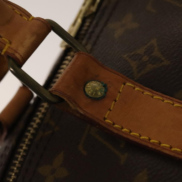 LOUIS VUITTON Monogram Keepall 55 Boston Bag M41424 LV Auth am8907