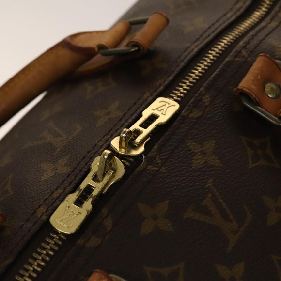 LOUIS VUITTON Monogram Keepall 55 Boston Bag M41424 LV Auth am8907