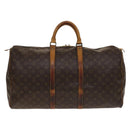 LOUIS VUITTON Monogram Keepall 55 Boston Bag M41424 LV Auth am8907-2