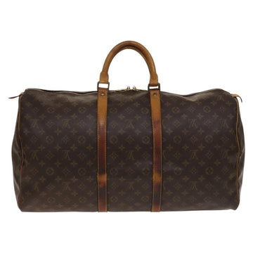 LOUIS VUITTON Monogram Keepall 55 Boston Bag M41424 LV Auth am8907 - 0
