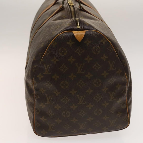 LOUIS VUITTON Monogram Keepall 55 Boston Bag M41424 LV Auth am8907