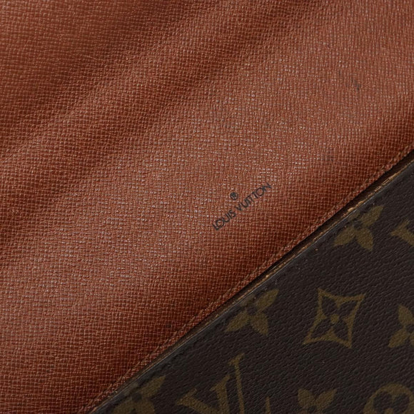 LOUIS VUITTON Monogram Porte Documents Bandouliere Bag M53338 LV Auth am8908