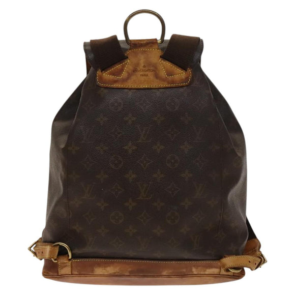 LOUIS VUITTON Monogram Montsouris GM Backpack M51135 LV Auth am8909