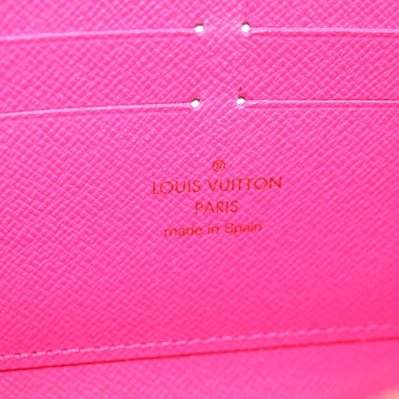 LOUIS VUITTON Monogram Multicolor Zippy Wallet Wallet Black M60243 Auth am8910V