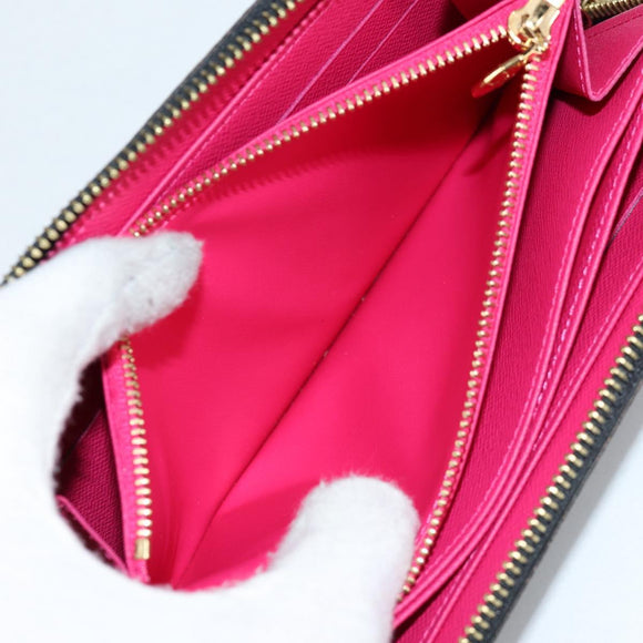 LOUIS VUITTON Monogram Multicolor Zippy Wallet Wallet Black M60243 Auth am8910V