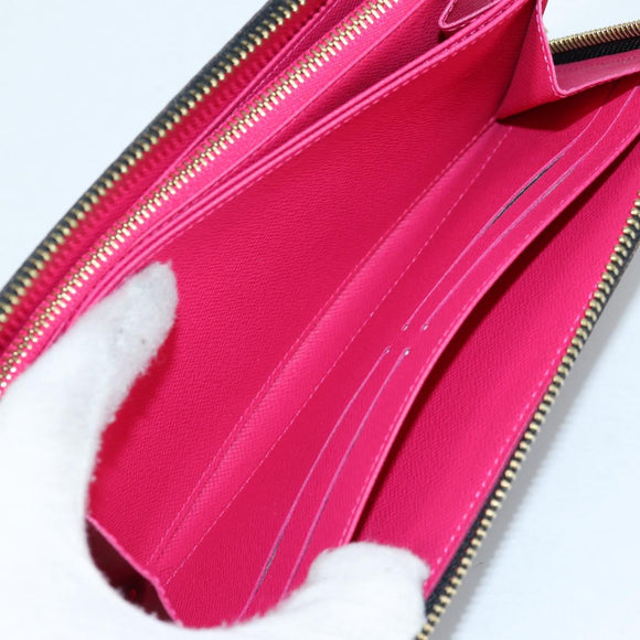 LOUIS VUITTON Monogram Multicolor Zippy Wallet Wallet Black M60243 Auth am8910V