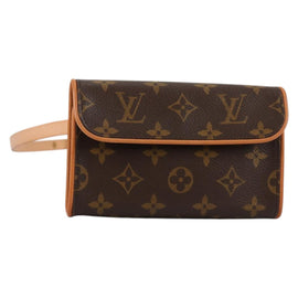 LOUIS VUITTON Monogram Pochette Florentine Waist Bag M51855 LV Auth am8911V