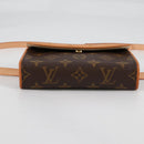 LOUIS VUITTON Monogram Pochette Florentine Waist Bag M51855 LV Auth am8911V-6