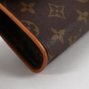 LOUIS VUITTON Monogram Pochette Florentine Waist Bag M51855 LV Auth am8911V-17