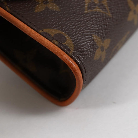 LOUIS VUITTON Monogram Pochette Florentine Waist Bag M51855 LV Auth am8911V
