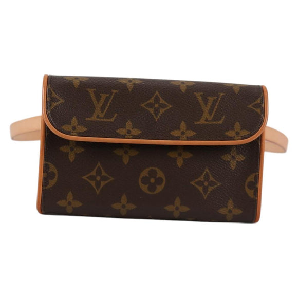 LOUIS VUITTON Monogram Pochette Florentine Waist Bag M51855 LV Auth am8911V