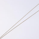 TIFFANY&Co. Open heart Necklace Ag925 Silver Auth am8914-11