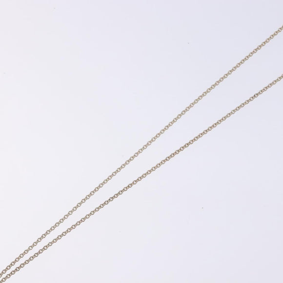 TIFFANY&Co. Open heart Necklace Ag925 Silver Auth am8914