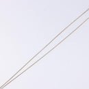 TIFFANY&Co. Open heart Necklace Ag925 Silver Auth am8914-5