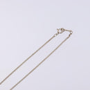 TIFFANY&Co. Open heart Necklace Ag925 Silver Auth am8914-6