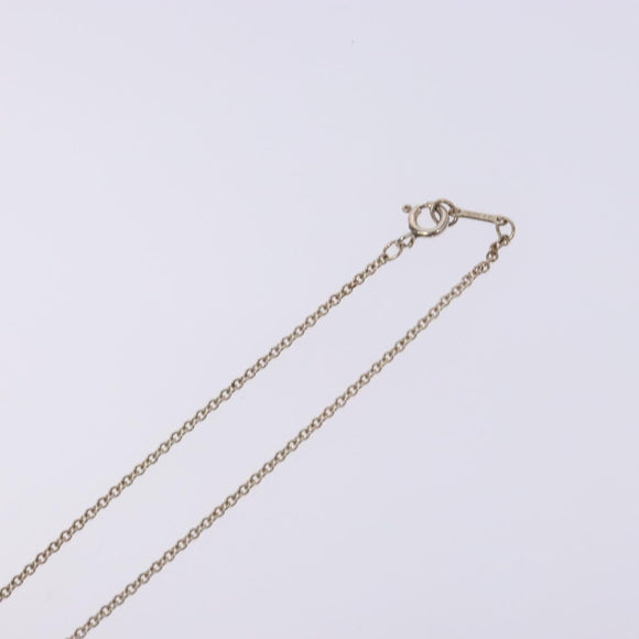 TIFFANY&Co. Open heart Necklace Ag925 Silver Auth am8914