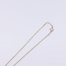 TIFFANY&Co. Open Heart Necklace Ag925 Silver Auth am8916-6