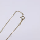 TIFFANY&Co. Open Heart Necklace Ag925 Silver Auth am8916-7