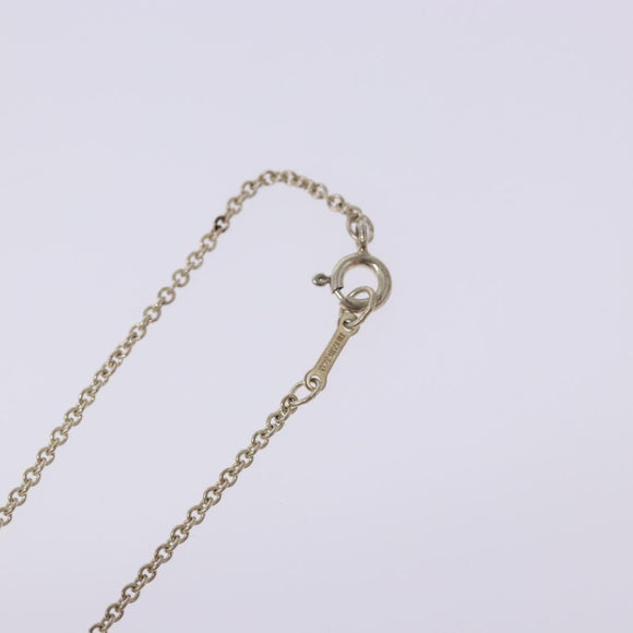 TIFFANY&Co. Open Heart Necklace Ag925 Silver Auth am8916
