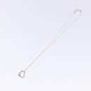 TIFFANY&Co. Open Heart Necklace Ag925 Silver Auth am8917-2