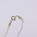 TIFFANY&Co. Open Heart Necklace Ag925 Silver Auth am8917-7