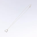 TIFFANY&Co. Open Heart Necklace Ag925 Silver Auth am8917-8