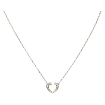 TIFFANY&Co. New Tenderness Heart Necklace Ag925 Silver Auth am8918