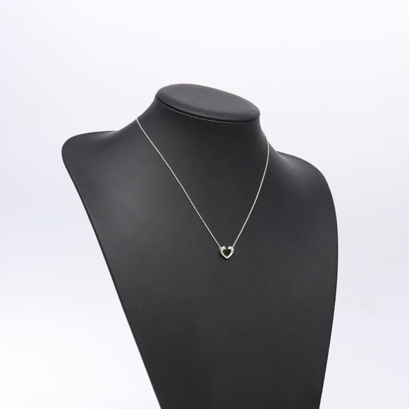 TIFFANY&Co. New Tenderness Heart Necklace Ag925 Silver Auth am8918