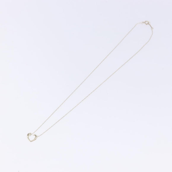 TIFFANY&Co. New Tenderness Heart Necklace Ag925 Silver Auth am8918