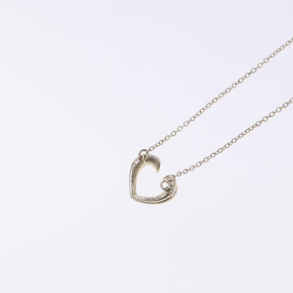 TIFFANY&Co. New Tenderness Heart Necklace Ag925 Silver Auth am8918