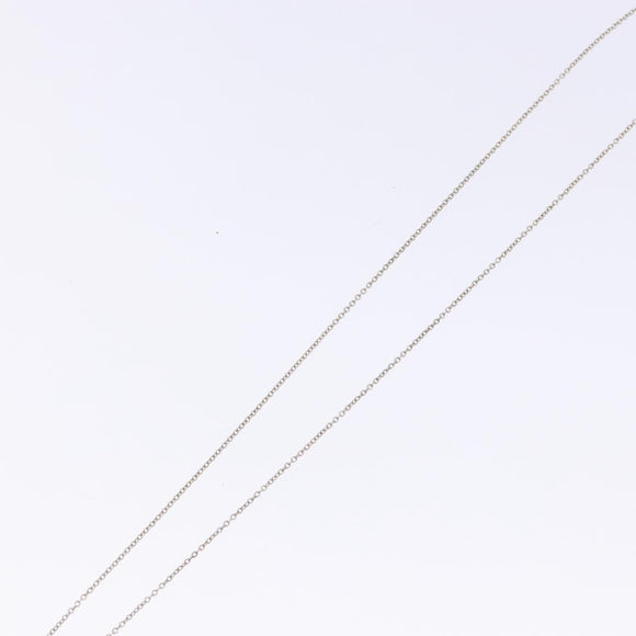 TIFFANY&Co. Kiss Cross Necklace Ag925 Silver Auth am8919