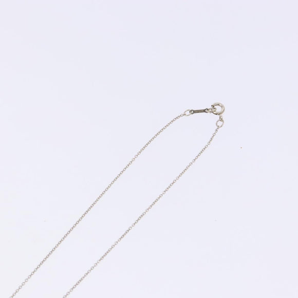 TIFFANY&Co. Kiss Cross Necklace Ag925 Silver Auth am8919