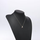 TIFFANY&Co. Kiss Cross Necklace Ag925 Silver Auth am8919-13