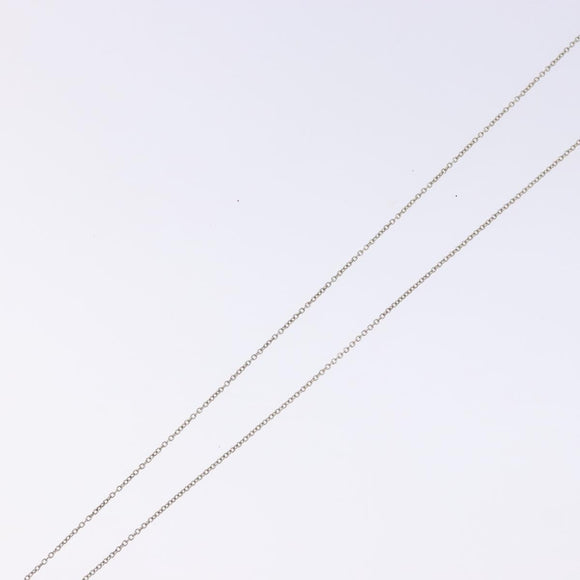 TIFFANY&Co. Kiss Cross Necklace Ag925 Silver Auth am8919