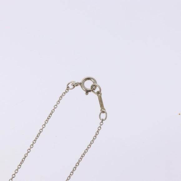 TIFFANY&Co. Kiss Cross Necklace Ag925 Silver Auth am8919