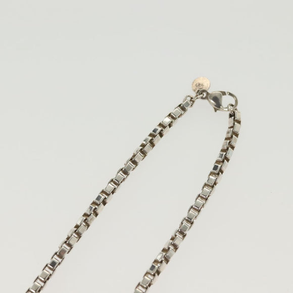 TIFFANY&Co. Venetian link Necklace Ag925 Silver Auth am8921
