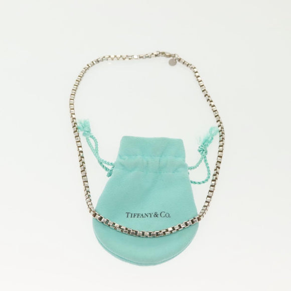 TIFFANY&Co. Venetian link Necklace Ag925 Silver Auth am8921