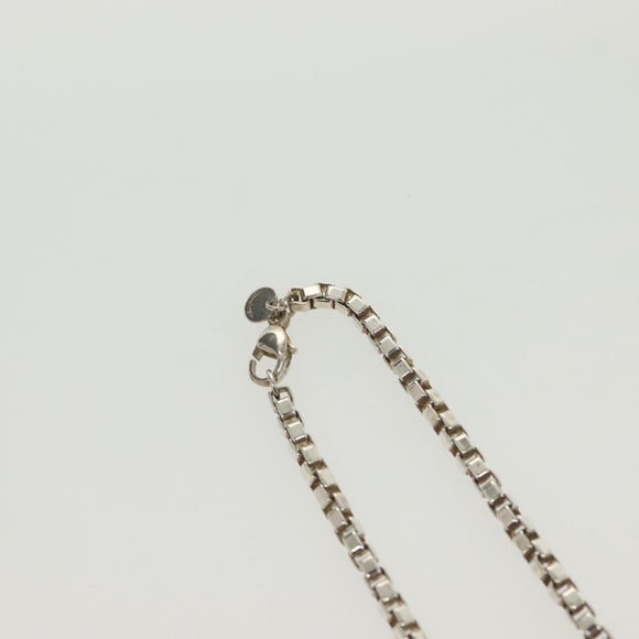 TIFFANY&Co. Venetian link Necklace Ag925 Silver Auth am8921
