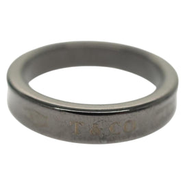 TIFFANY&Co. Ring Titanium Black Auth am8922V