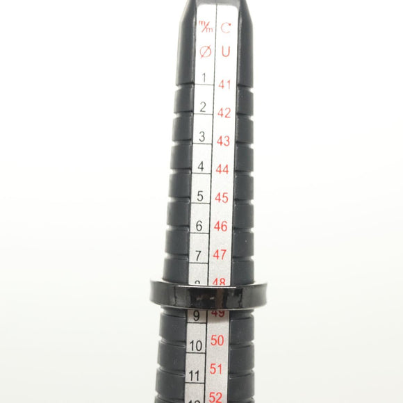 TIFFANY&Co. Ring Titanium Black Auth am8922V