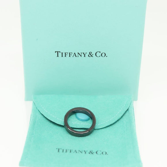TIFFANY&Co. Ring Titanium Black Auth am8922V