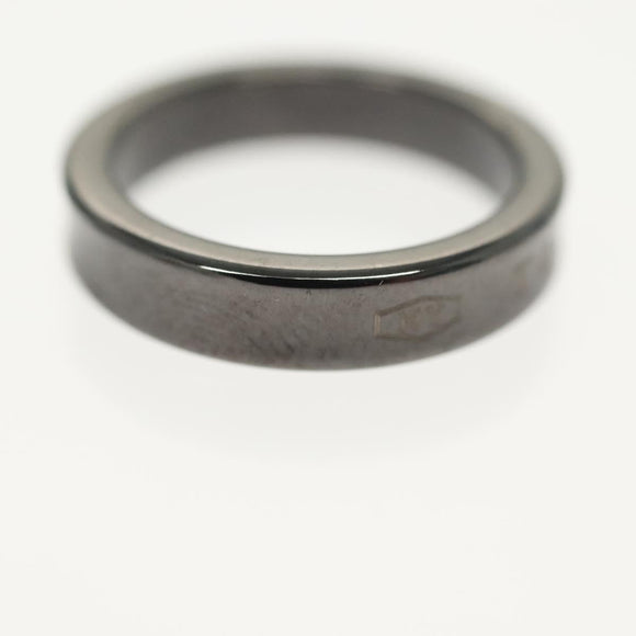 TIFFANY&Co. Ring Titanium Black Auth am8922V