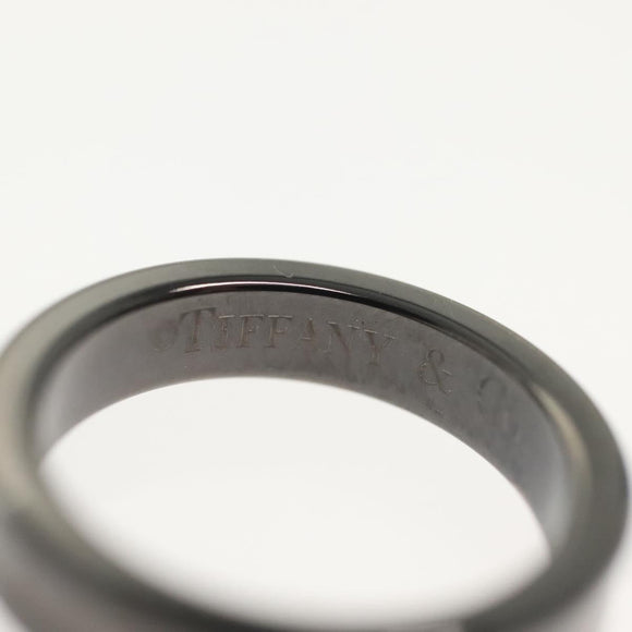 TIFFANY&Co. Ring Titanium Black Auth am8922V
