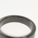 TIFFANY&Co. Ring Titanium Black Auth am8922V-7